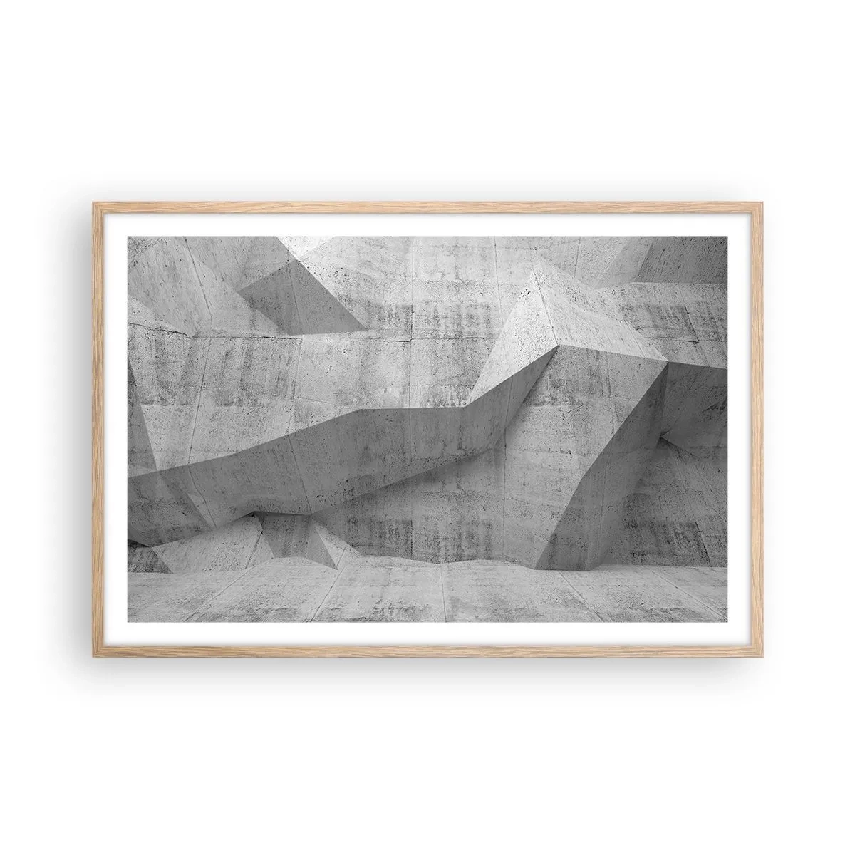 Affisch i ram av ljusek - En riktig utmaning - 91x61 cm