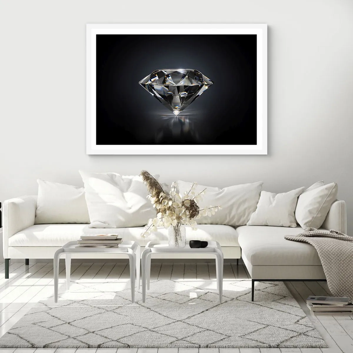 Affisch i vit ram - Bästa flickvännen - 91x61 cm