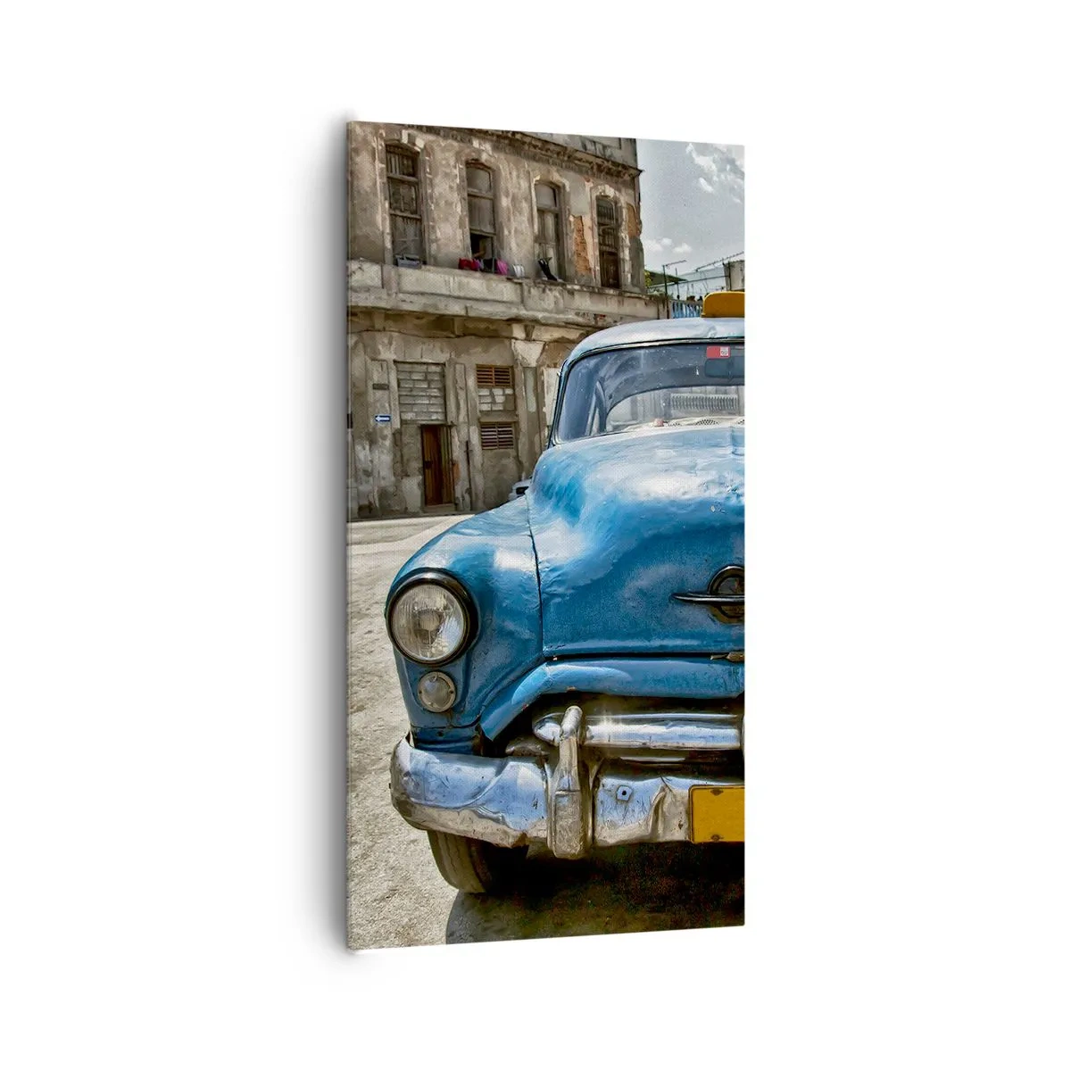 Canvastavla - Bild på duk - Gammalt är vackert - 65x120 cm