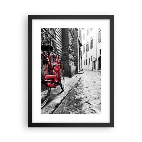 Affisch i svart ram - Den riktiga skönheten åldras inte - 30x40 cm