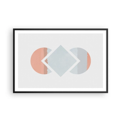 Affisch i svart ram - Situationen är klar - 91x61 cm