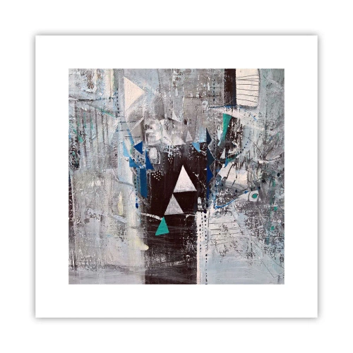 Affisch - Trianglarnas överordnade ordning - 30x30 cm
