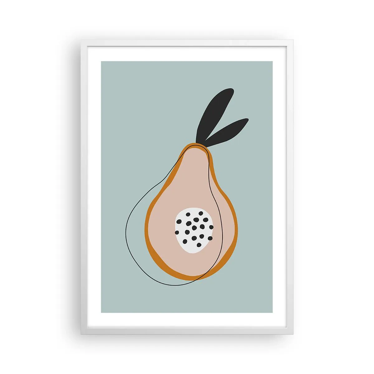 Affisch i vit ram - Att tränga in i sakens natur - 50x70 cm