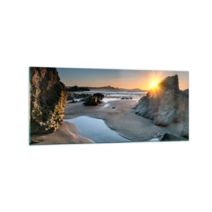Glastavla - Bild på glas - Orörd av människan - 120x50 cm
