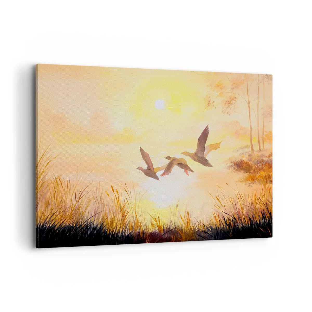 Canvastavla - Bild på duk - Början av en lång resa - 120x80 cm