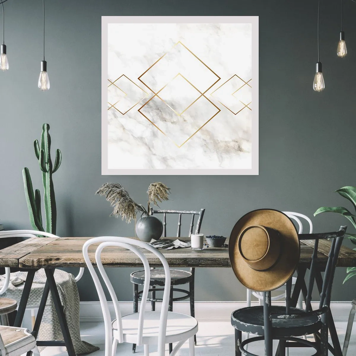 Affisch - Utsikt över oändlighet - 40x40 cm