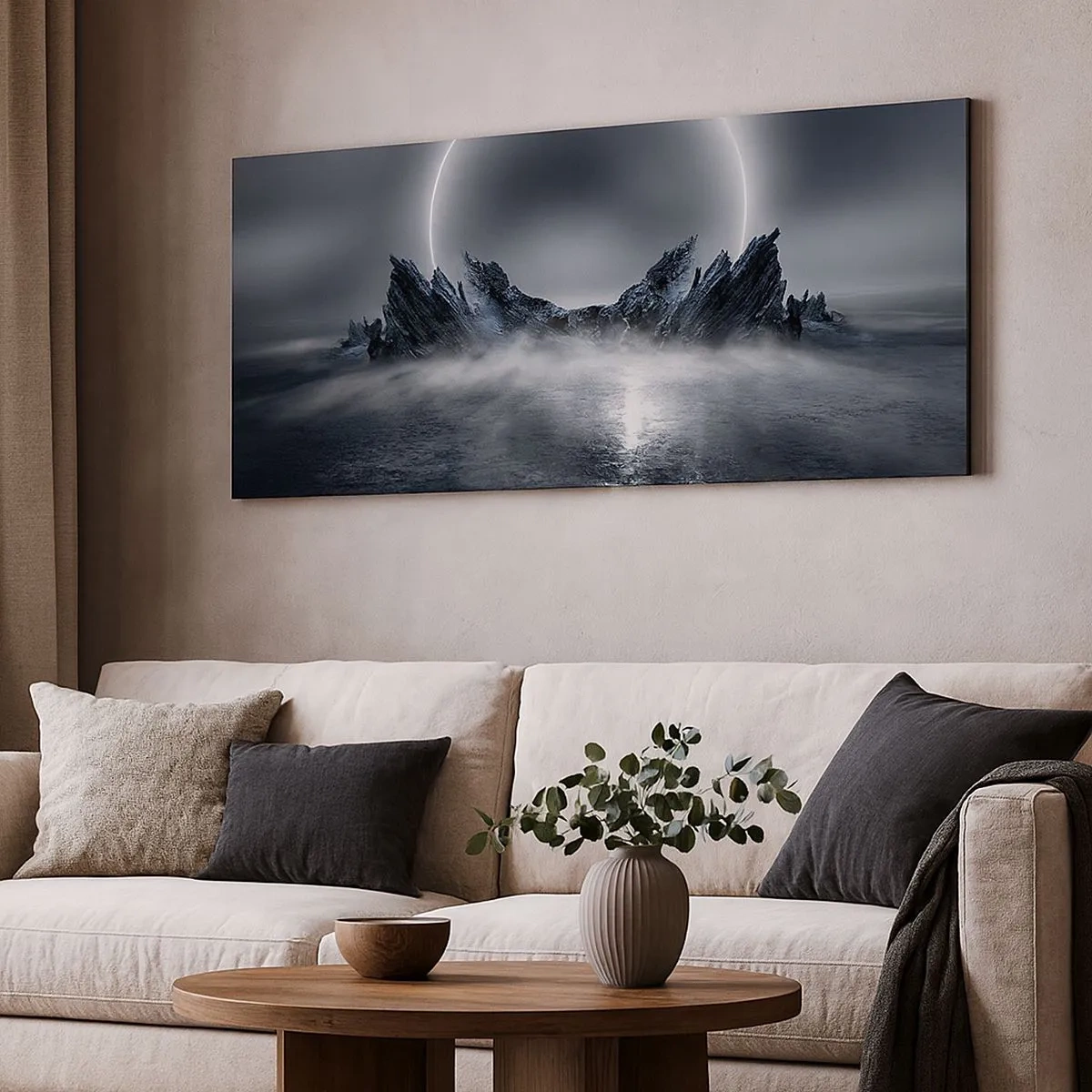 Canvastavla - Bild på duk - En berättelses final - 100x40 cm