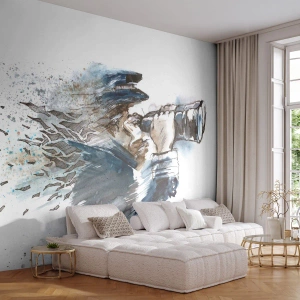 Fototapet Standard Eco - Tio i Beauforts skala - Abstraktion, Sjöman, Kapten - 500x350 cm