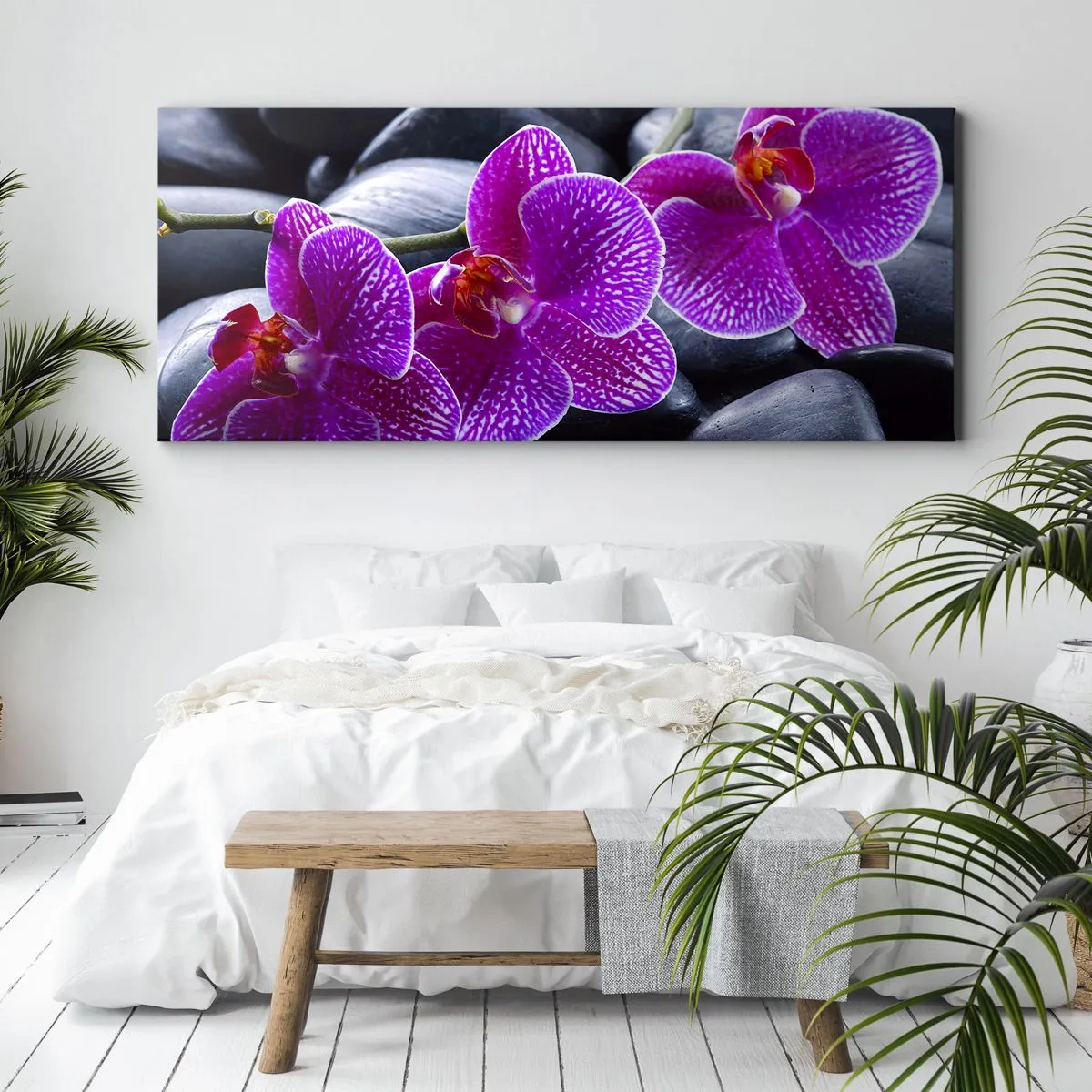 Canvastavla - Bild på duk - Stenarna har bleknat av beundran - 100x40 cm
