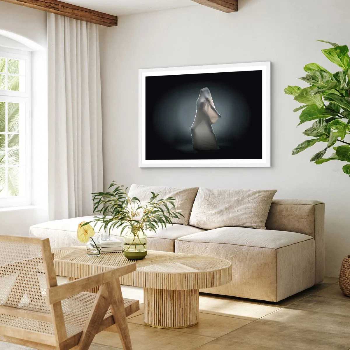 Affisch i vit ram - Dolda drömmar - 70x50 cm