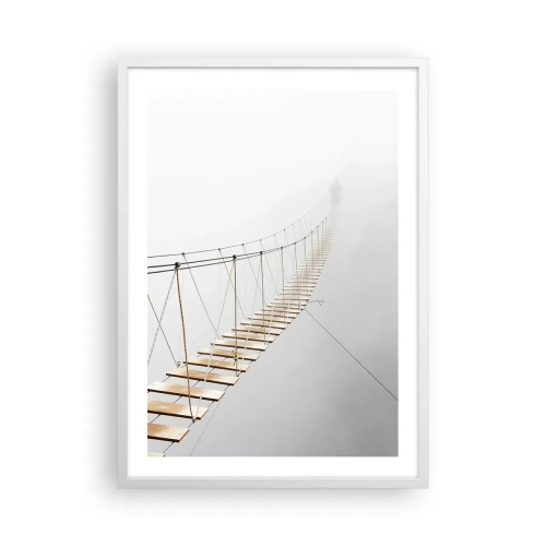 Affisch i vit ram - Vart leder den dig? - 50x70 cm