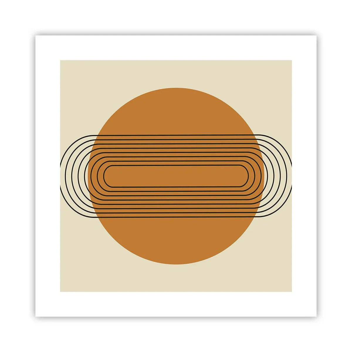 Affisch - Perfekt plan - 40x40 cm