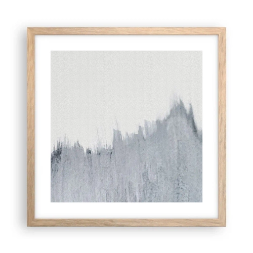 Affisch i ram av ljusek - Mystisk skiva - 40x40 cm