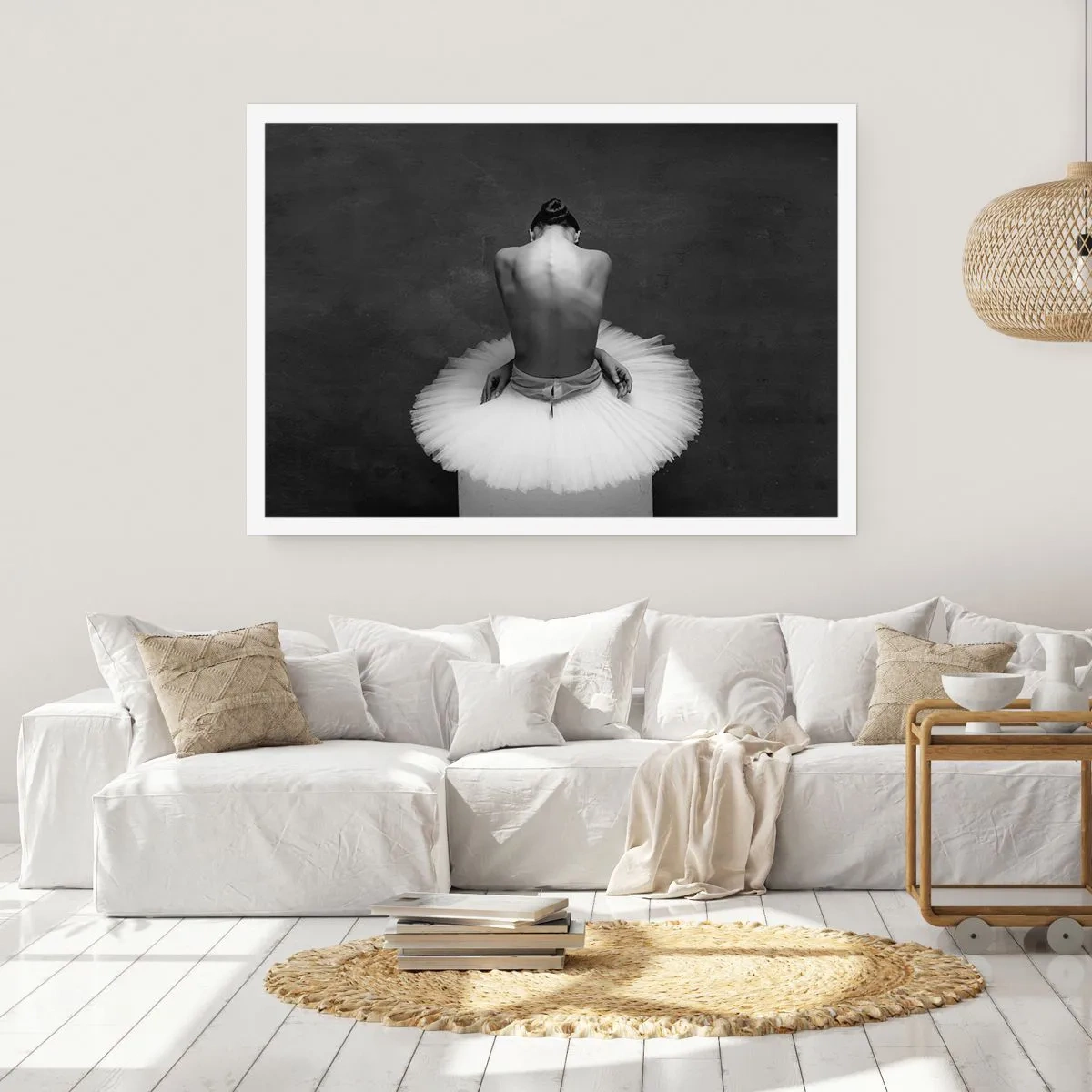 Affisch - Hon blommar ut - 100x70 cm