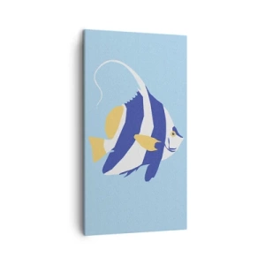 Canvastavla - Bild på duk - Miss av tropiska vatten - 45x80 cm