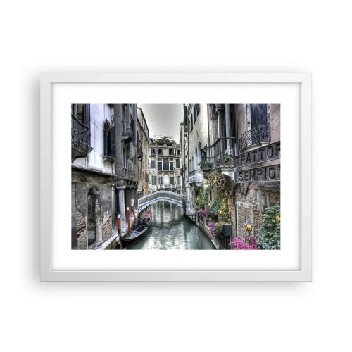 Affisch i vit ram - Tyst begrundan sedan några sekel - 40x30 cm