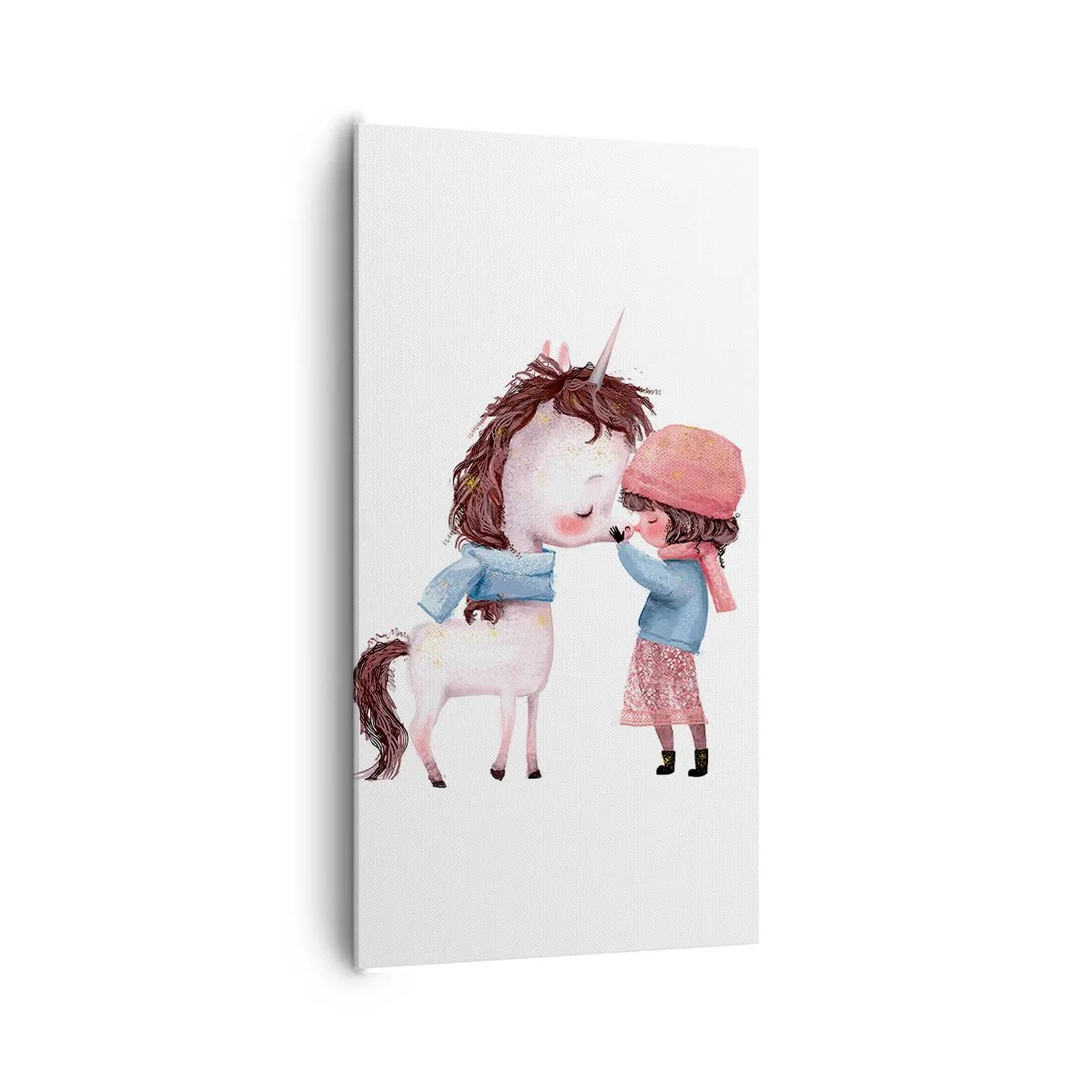 Canvastavla - Bild på duk - Vintersaga - 65x120 cm