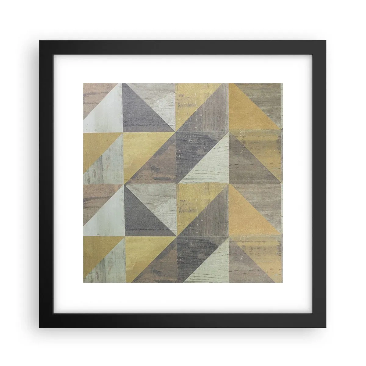 Affisch i svart ram - Under triangelns vinkel - 30x30 cm