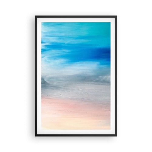 Affisch i svart ram - Element: luft - 61x91 cm