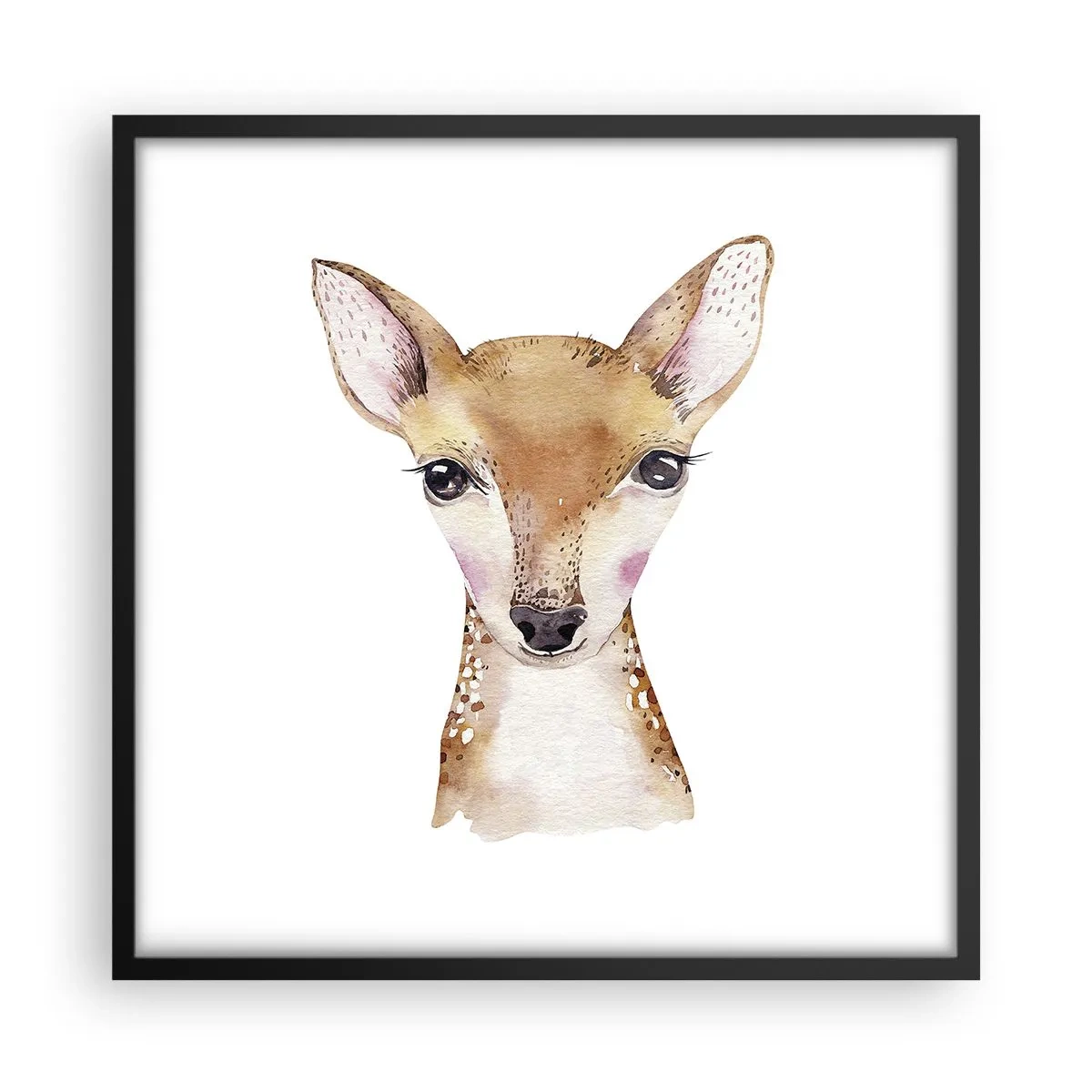 Affisch i svart ram - Oskuldens natur - 50x50 cm