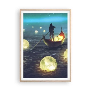 Affisch i ram av ljusek - Saker som filosoferna inte drömt om - 70x100 cm