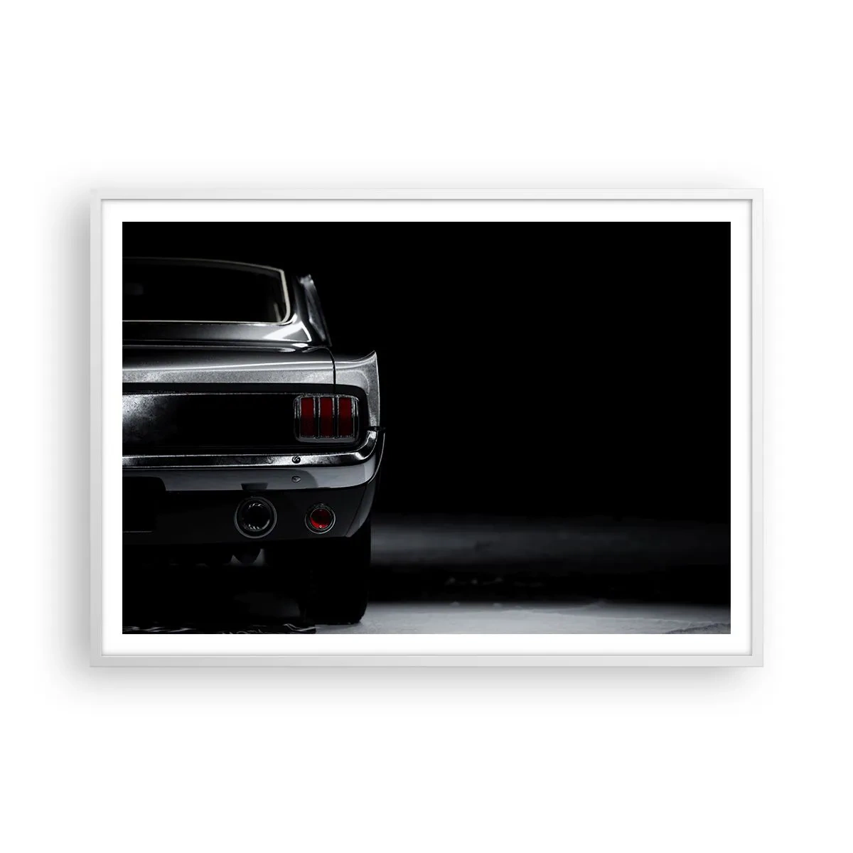 Affisch i vit ram - Klassisk charm - 100x70 cm