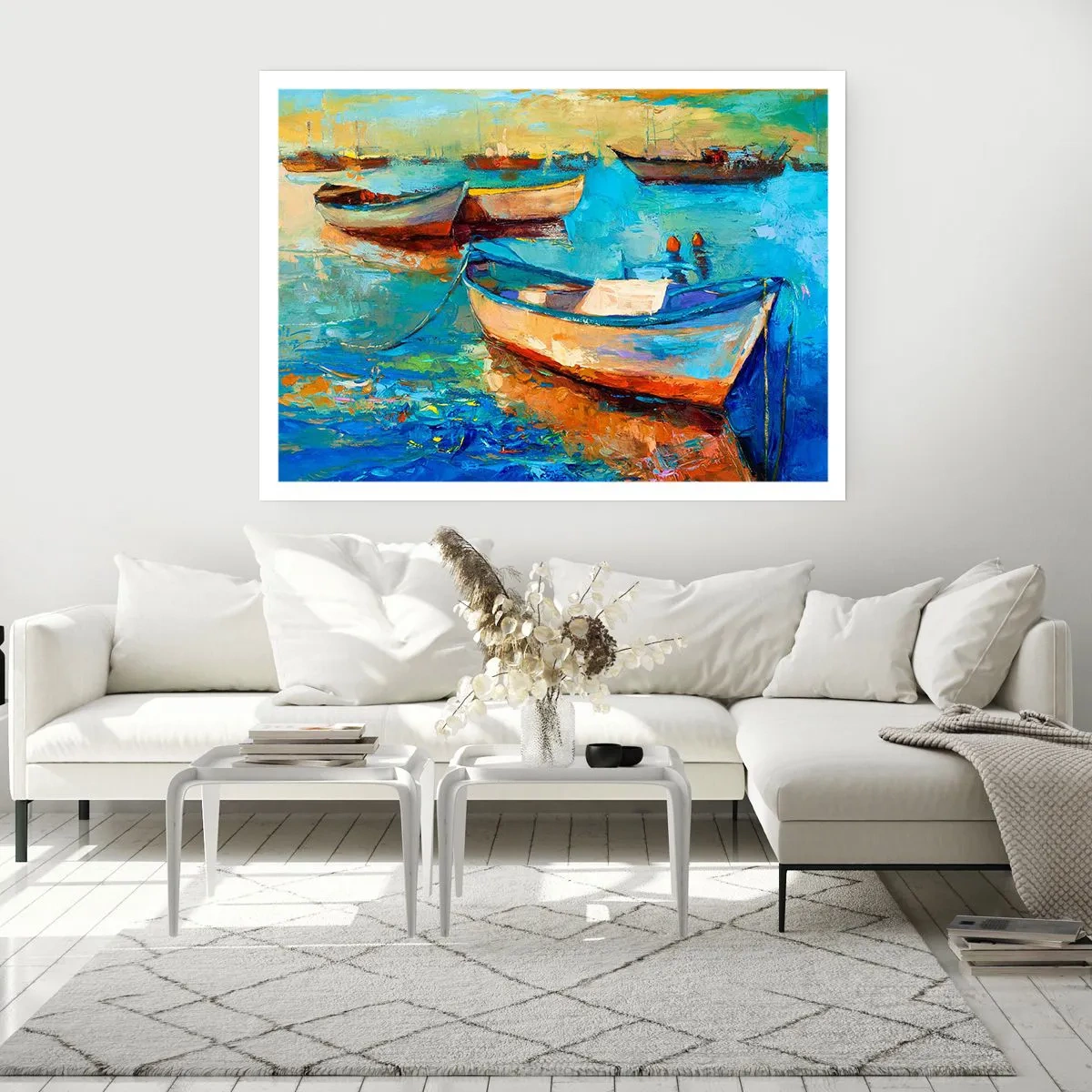 Affisch - I en sydlig vik - 100x70 cm
