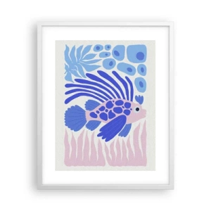 Affisch i vit ram - I sitt rätta miljö - 40x50 cm