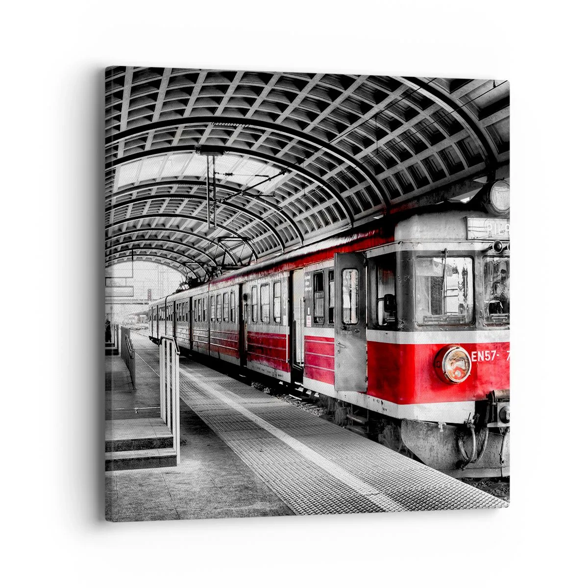 Canvastavla - Bild på duk - Det är kanske livets resa? - 40x40 cm