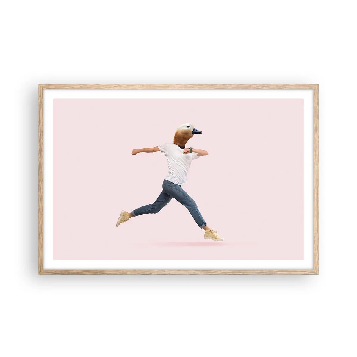 Affisch i ram av ljusek - En nypa absurd - 91x61 cm