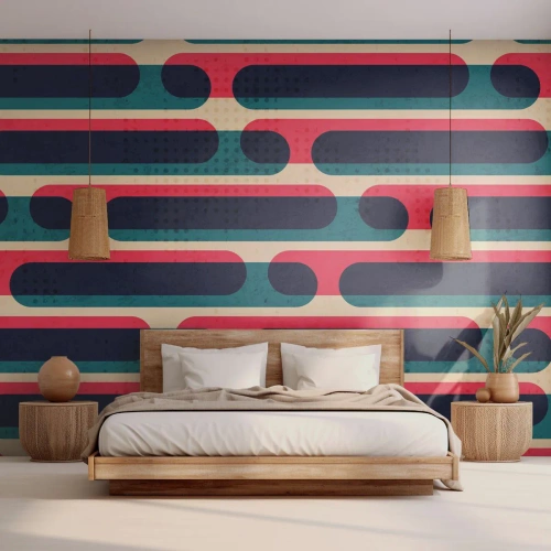 Fototapet Premium Canvas - In och framåt - Abstraktion, Bit, Modern konst - 200x140 cm