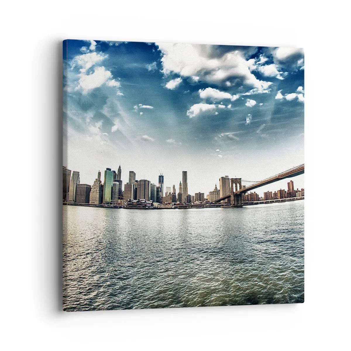 Canvastavla - Bild på duk - Glasö - 40x40 cm