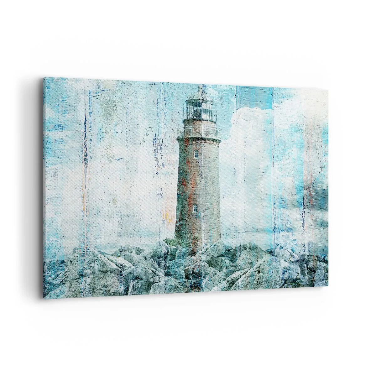 Canvastavla - Bild på duk - På gammalt trä - 100x70 cm