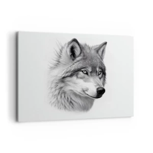 Canvastavla - Bild på duk - Alfa - utan tvekan - 100x70 cm