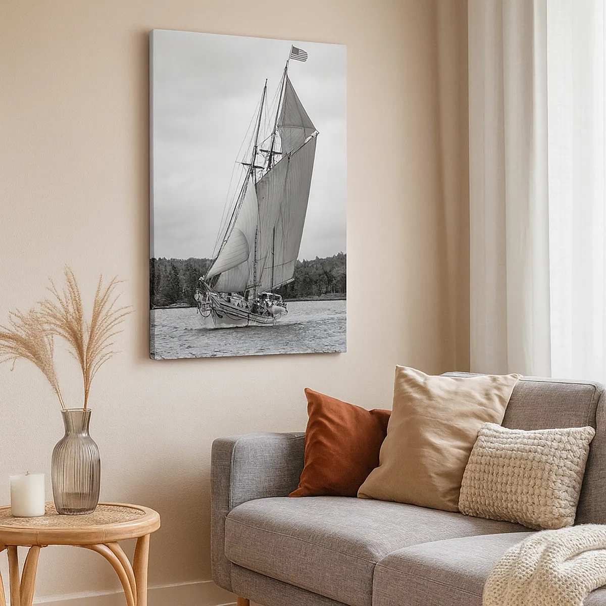 Canvastavla - Bild på duk - Vindens bröder - 50x70 cm