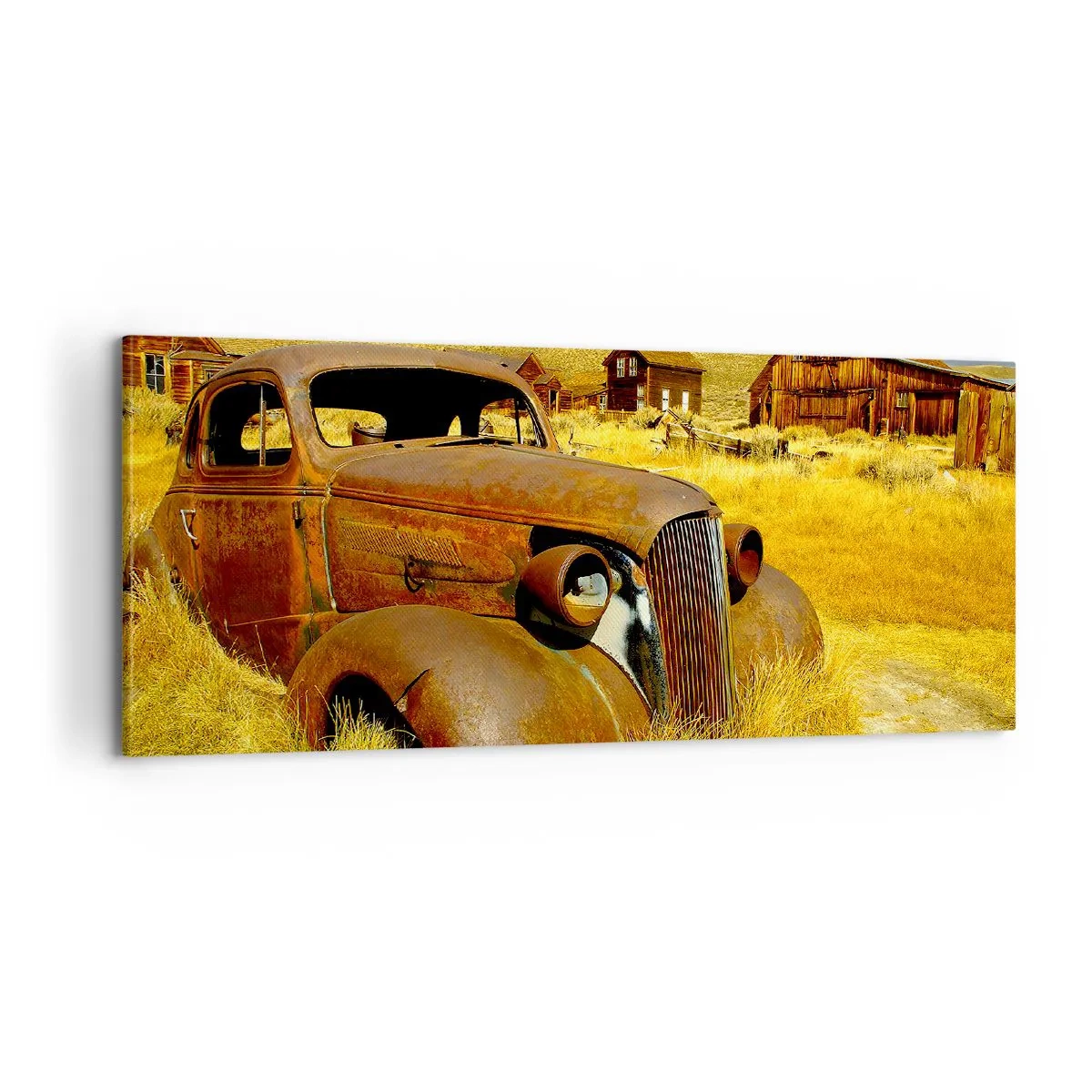 Canvastavla - Bild på duk - Välförtjänt vila - 100x40 cm