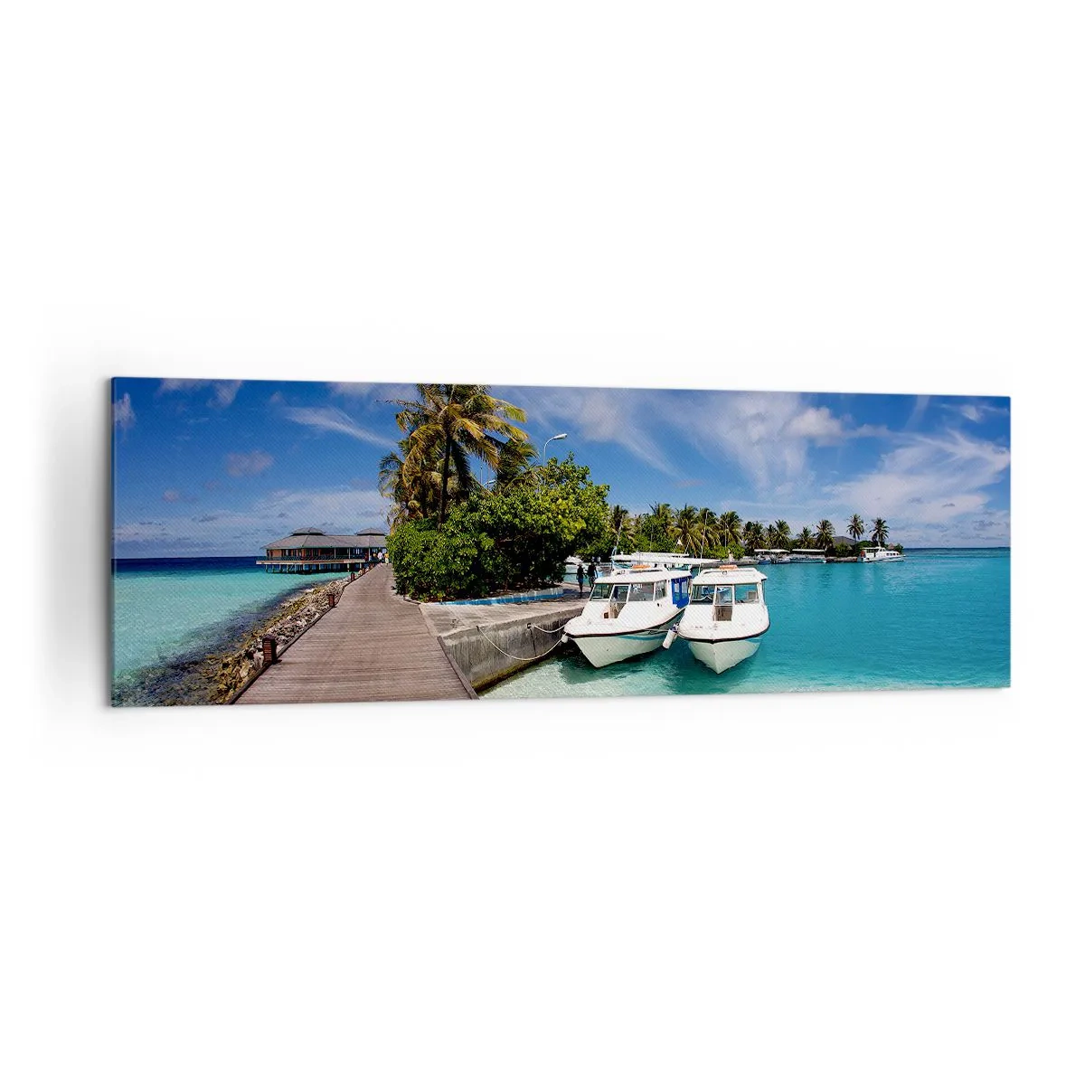 Canvastavla - Bild på duk - Paradiset finns - 160x50 cm