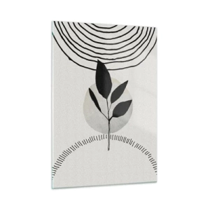 Glastavla - Bild på glas - Komposition: naturens ritualer - 50x70 cm