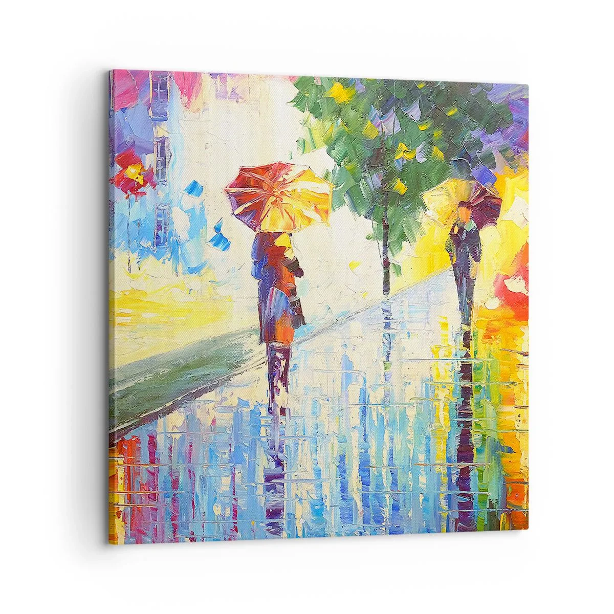 Canvastavla - Bild på duk - Allt klart - 60x60 cm