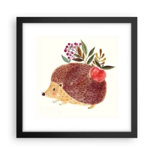 Affisch i svart ram - Och du gillar mig redan - 30x30 cm