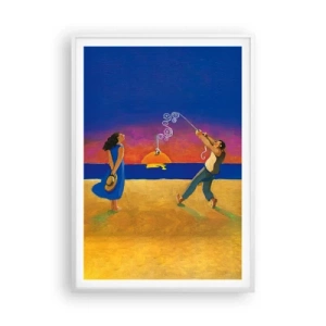 Affisch i vit ram - Mer än en stjärna från himlen - 70x100 cm