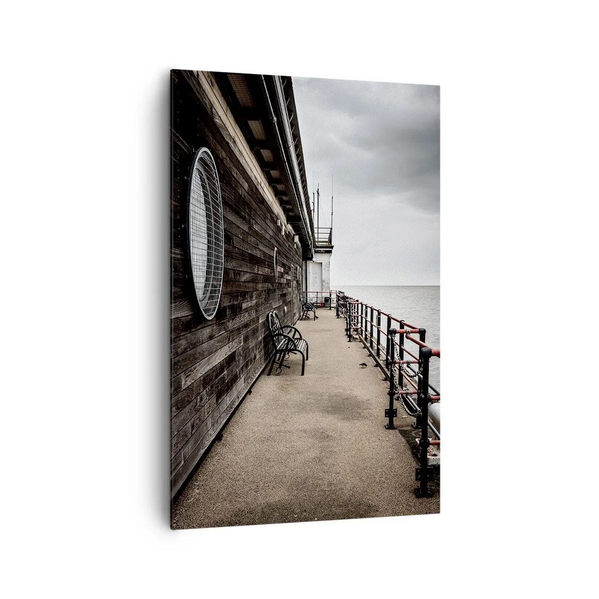 Canvastavla - Bild på duk - Tiden har stannat - 80x120 cm