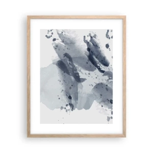 Affisch i ram av ljusek - Studie om vattnets natur - 40x50 cm