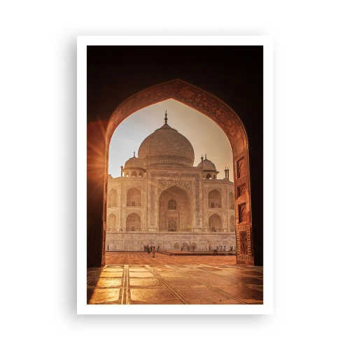 Affisch - Ett monument över överjordisk kärlek - 70x100 cm