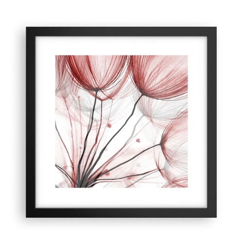 Affisch i svart ram - Före avresan - 30x30 cm