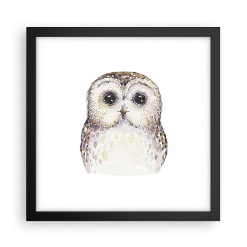 Affisch i svart ram - Titta i mina ögon - 30x30 cm