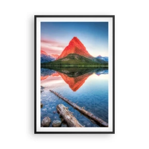 Affisch i svart ram - Glöd och kyla - 61x91 cm