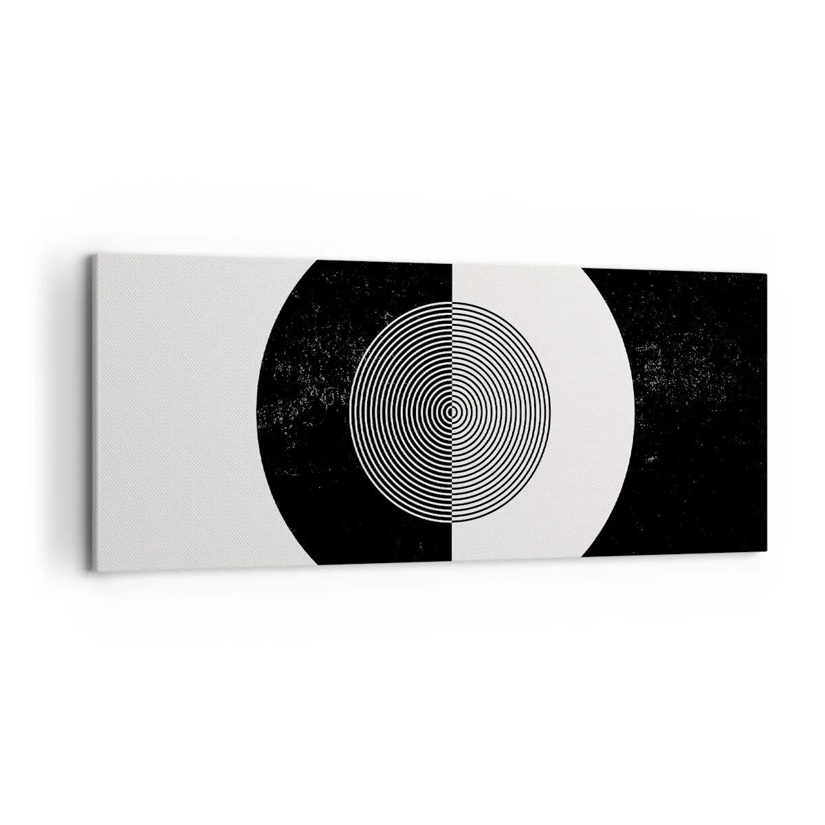Canvastavla - Bild på duk - Harmoni i svart och vitt - 120x50 cm