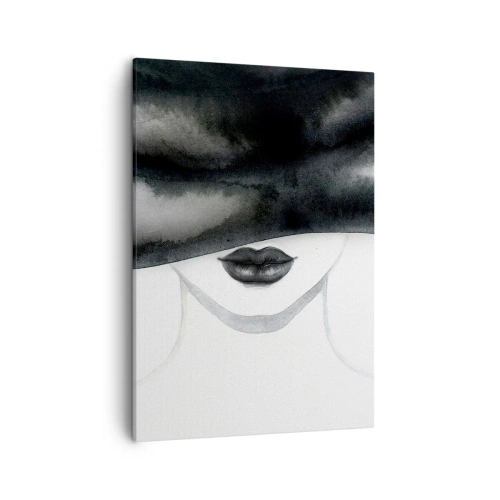 Canvastavla - Bild på duk - Sensuell hemlighet - 50x70 cm