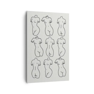 Canvastavla - Bild på duk - Endast Venus - 80x120 cm